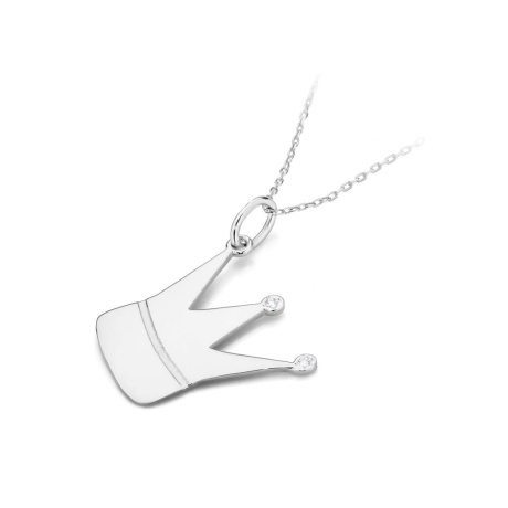 Przejdź do produktu Zawieszka z białego złota 585 z diamentami 0,01ct The Diamonds