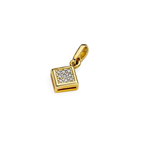 Przejdź do produktu Zawieszka z żółtego złota 585 z diamentami 0,045ct The Diamonds
