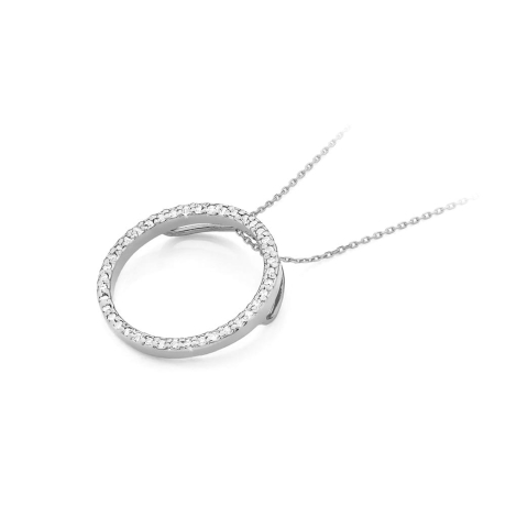 Przejdź do produktu Zawieszka z białego złota 585 z diamentami 0,20ct The Diamonds
