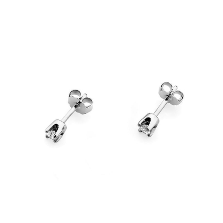 Przejdź do produktu Kolczyki z białego złota 585 z diamentami 0,16ct The Diamonds
