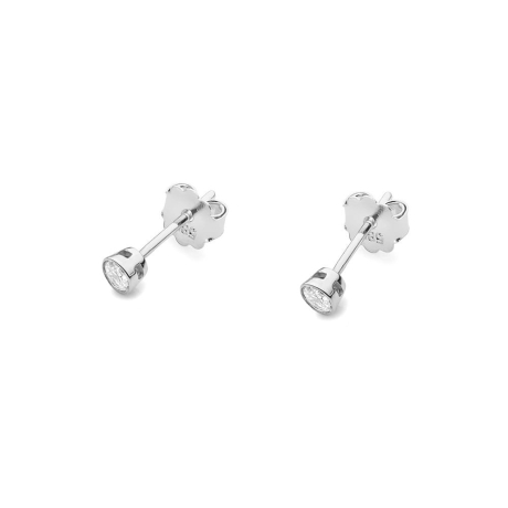 Przejdź do produktu Kolczyki z białego złota 585 z diamentami 0,20ct The Diamonds