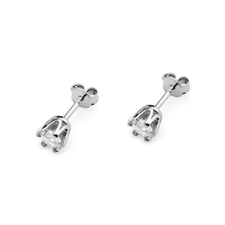 Przejdź do produktu Kolczyki z białego złota 585 z diamentami 0,60ct The Diamonds