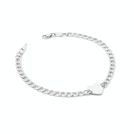 Przejdź do produktu Bransoletka z białego złota 585 z diamentami 0,005ct The Diamonds B006