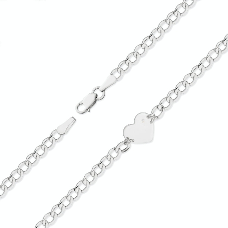 Przejdź do produktu Bransoletka z białego złota 585 z diamentami 0,005ct The Diamonds B006