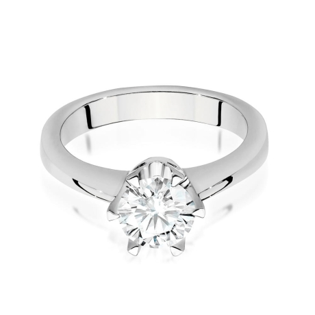 Przejdź do produktu Pierścionek zaręczynowy z białego złota z diamentem 1,00ct Fire Of Love