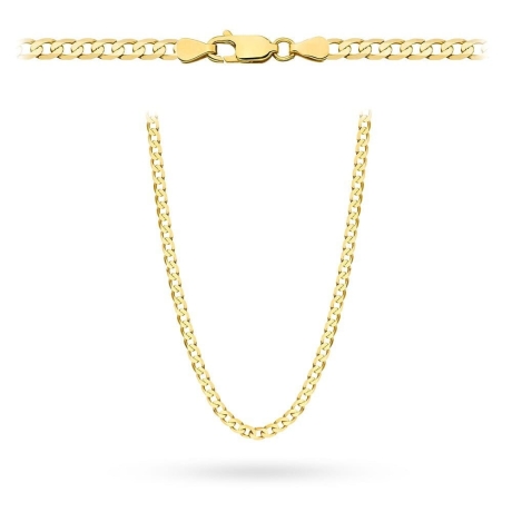 Przejdź do produktu Łańcuszek złoty - pancerka - 55cm - 3,2mm (waga: 6,66g)