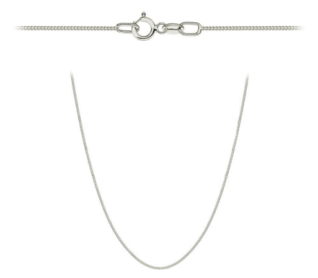 Przejdź do produktu Łańcuszek białe złoto - pancerka - 60cm - 1,2mm (waga: 1,93g)
