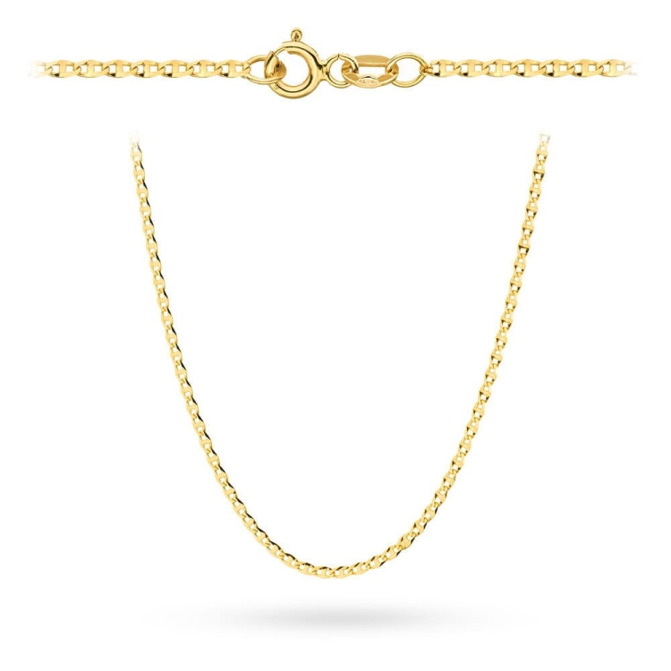 Łańcuszek złoty - gucci - 45cm - 1,2mm (waga: 1,27g)