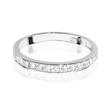 Przejdź do produktu Pierścionek zaręczynowy z białego złota z diamentami 0,20ct Fire Of Love 