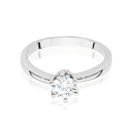 Przejdź do produktu Pierścionek zaręczynowy z białego złota z diamentem 0,50ct Fire Of Love