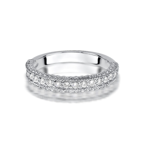 Przejdź do produktu Pierścionek zaręczynowy z białego złota z diamentami 0,24ct Fire Of Love 