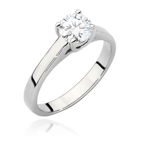 Przejdź do produktu Pierścionek zaręczynowy z białego złota z diamentem 0,70ct Fire Of Love