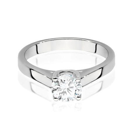 Przejdź do produktu Pierścionek zaręczynowy z białego złota z diamentem 0,70ct Fire Of Love