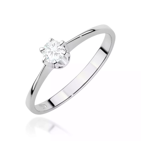 Przejdź do produktu Pierścionek BW0220 Diament Laboratoryjny 0,20ct białe złoto