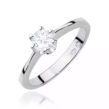 Przejdź do produktu Pierścionek BW0220 Diament Laboratoryjny 0,30ct białe złoto
