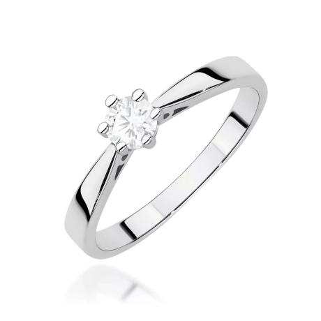Przejdź do produktu Pierścionek BW0229 Diament Laboratoryjny 0,30ct białe złoto