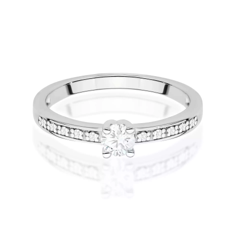 Przejdź do produktu Pierścionek BW0288 Diament Laboratoryjny 0,20ct białe złoto