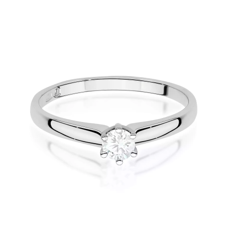 Przejdź do produktu Pierścionek BW0317 Diament Laboratoryjny 0,20ct białe złoto