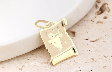 Przejdź do produktu Zawieszka znak zodiaku byk na papirusie (Gramatura: 0.43) 