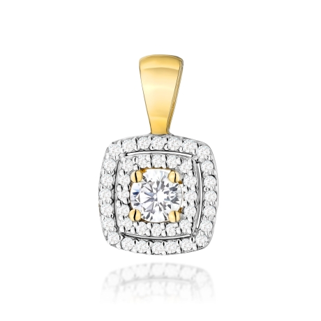 Przejdź do produktu Zawieszka BZ0506 z Diamentami Laboratoryjnymi żółte złoto