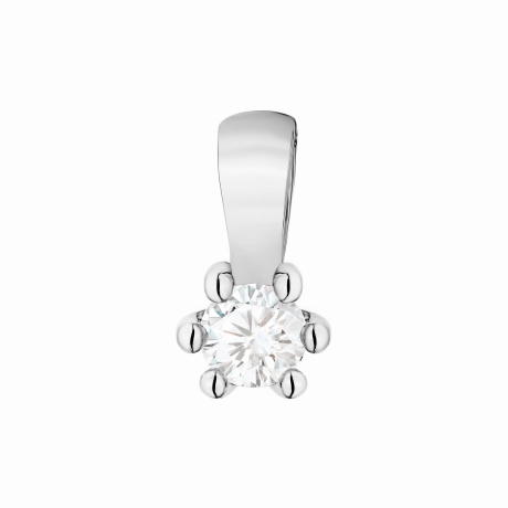 Przejdź do produktu Zawieszka BZ0222 Diament Laboratoryjny 0,10ct białe złoto