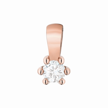 Przejdź do produktu Zawieszka BZ0222 Diament Laboratoryjny 0,10ct różowe złoto