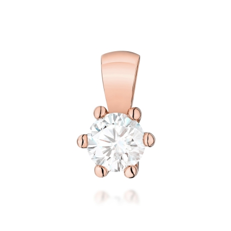 Przejdź do produktu Zawieszka BZ0222 Diament Laboratoryjny 0,30ct rózowe złoto 