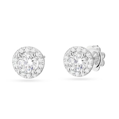 Przejdź do produktu Kolczyki BK0509 Diament Laboratoryjny 2 x 0,50ct białe złoto