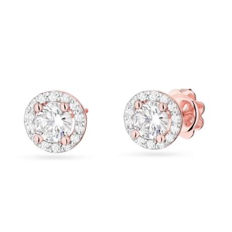 Przejdź do produktu Kolczyki BK0509 Diament Laboratoryjny 2 x 0,50ct różowe złoto