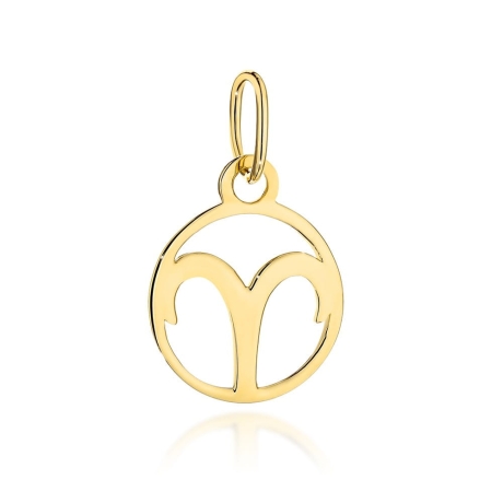 Przejdź do produktu  Zawieszka złota znak zodiaku BARAN 