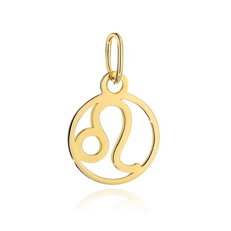 Przejdź do produktu  Zawieszka złota znak zodiaku LEW 
