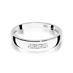 Pierścionek zaręczynowy z białego złota z diamentami 0,05ct Fire Of Love BW-235-b