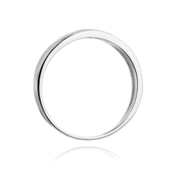 Pierścionek zaręczynowy z białego złota z diamentami 0,05ct Fire Of Love BW-235-b