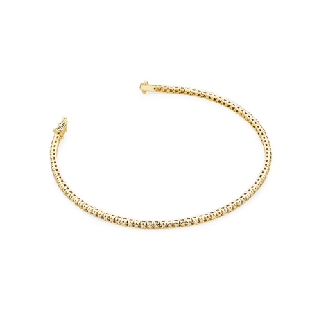 Przejdź do produktu Bransoletka z żółtego złota 585 z diamentami 0,50ct The Diamonds B39150