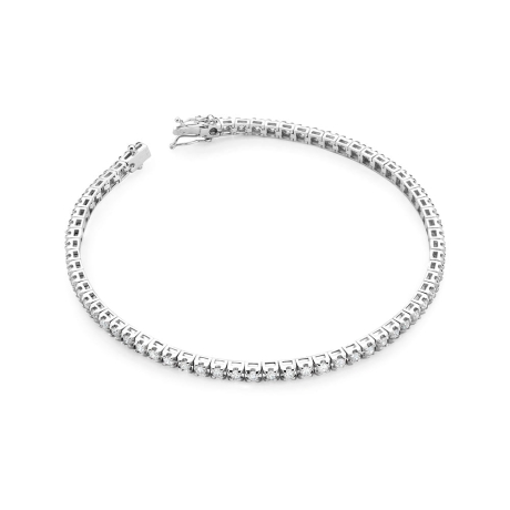 Przejdź do produktu Bransoletka z białego złota 585 z diamentami 1,98ct The Diamonds B39150