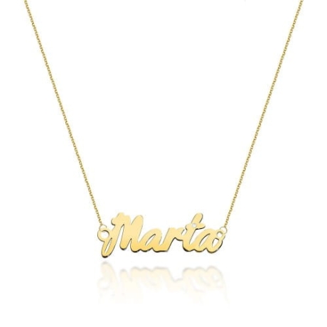 Przejdź do produktu Naszyjnik z żółtego złota z diamentem 0,005ct Marta The Diamonds