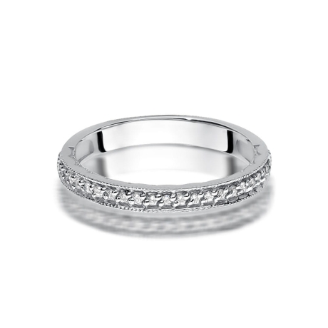 Przejdź do produktu Pierścionek zaręczynowy z białego złota z diamentami 0,10ct Fire Of Love