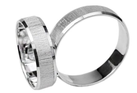 Przejdź do produktu Srebrne obrączki ślubne płaskie 5mm Silvery