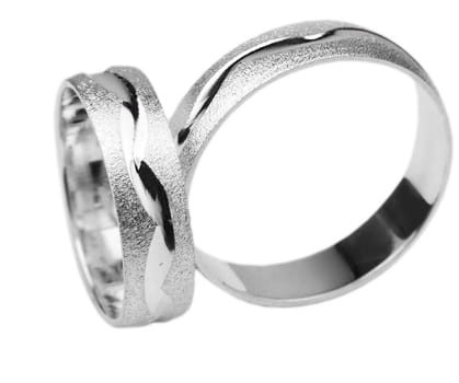 Przejdź do produktu Srebrne obrączki ślubne półokrągłe 6mm Silvery 
