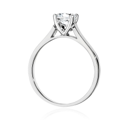 Pierścionek zaręczynowy z białego złota z diamentem 1,00ct Fire Of Love GW-526-1,00ct-b