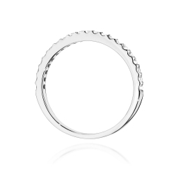 Pierścionek zaręczynowy z białego złota z diamentami 0,18ct Fire Of Love BW-531-b