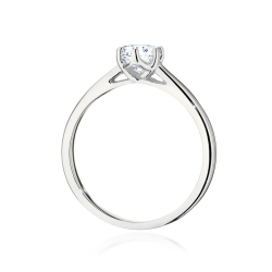 Pierścionek zaręczynowy z białego złota z diamentem 0,50ct Fire Of Love BW-540-0,50ct-b